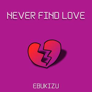 Picture for song 'never find love' by artist 'EBUKIZU'