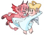 Picture for song 'Angel vs. Devil' by artist 'Lil' Tj On DecK Boi'