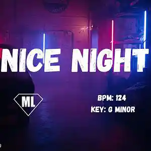 Picture for song 'NICE NIGHT - ( 124 BPM - G Minor ) [Mendi Like]' by artist 'Mendi Like'
