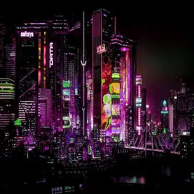 Picture for song '"Night City"' by artist 'Jspektre'