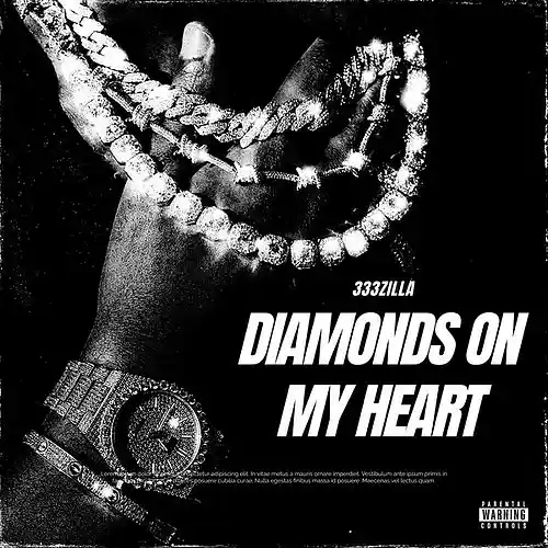 Picture for song 'DIAMONDS ON MY HEART' by artist '333zilla'