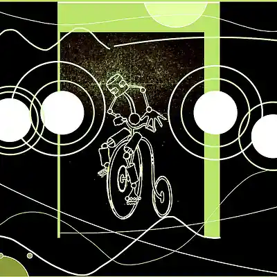 Picture for song 'floating bicycle blues and sounds' by artist 'tichphillips'
