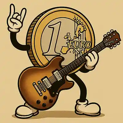 Picture for song '1 Euro Guitar Licks' by artist 'Cocoband'