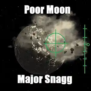 Picture for song 'Poor Moon (2018)' by artist 'Major Snagg'