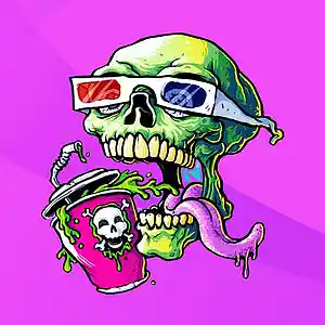 Picture for song 'Trippy Beat Weird 8 bit Trap Beat - XenuFunk' by artist 'Purple Six Beats'