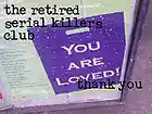 Picture for song 'thank you' by artist 'the retired serial killers club'