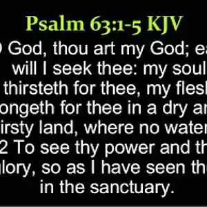 Picture for song 'PSALM 63 RAP ( O GOD THOU ART MY GOD) FEATURING MI' by artist 'BEULAH- MARRIED TO THE LAMB'