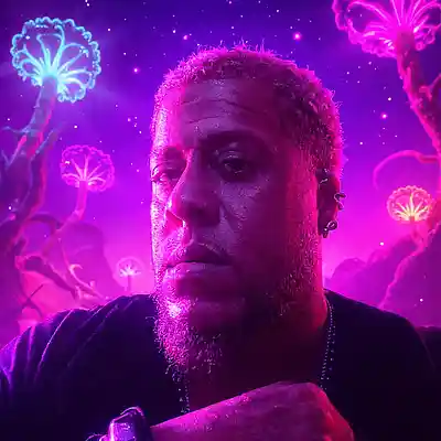 Picture for song 'DARK THOUGHTS (Remix)' by artist 'BlkAmigo'