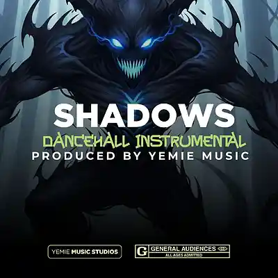 Picture for song 'Dancehall Riddim Instrumental 2025 - Shadows' by artist 'Yemie Music'