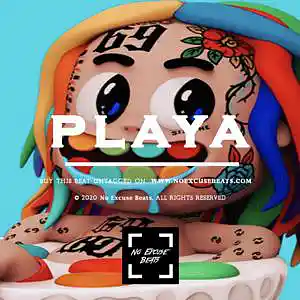 Picture for song '6ix9ine "Playa" BUY 2 GET 1 FREE' by artist 'No Excuse Beats'