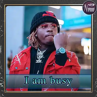 Picture for song 'Gunna Type Beat I am busy trap beat 2024' by artist 'N1PROOF BEATS'