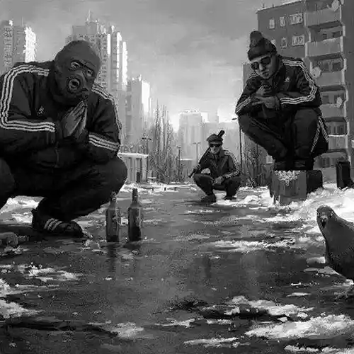 Picture for song 'Black flute' by artist 'Polobits'