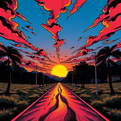 Picture for song 'SUNSET' by artist 'LUM3N'