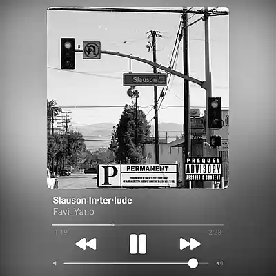 Picture for song 'Slauson Interlude' by artist 'FaviYano'