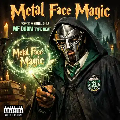 Picture for song '"METAL FACE MAGIC" (MF DOOM Type Beat)' by artist 'SKULL DIGA'