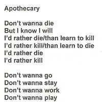 Picture for song 'APOTHECARY' by artist 'Paul Iorio'