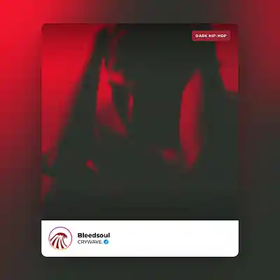 Picture for song 'Bleedsoul (bones, night lovell, dark hip-hop)' by artist 'CRYWAVE.'