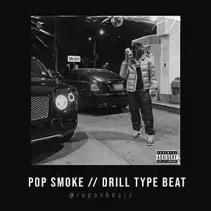 Picture for song 'pop smoke x drill type beat "SILENCER"' by artist 'roposbeatz'