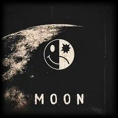 Picture for song '" M O O N "' by artist 'B L A C K W 3 L L'