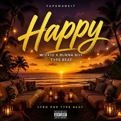 Picture for song 'Wiz Kid x Burna Boy Type Beat - Happy Afro Pop Vi' by artist 'Taps Made It'