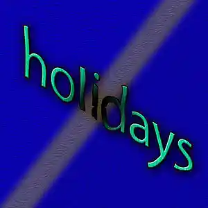 Picture for song 'holidays' by artist 'Stereo2tape'