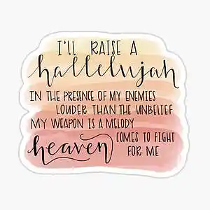 Picture for song 'Raise A Hallelujah' by artist 'PurpleConverse'