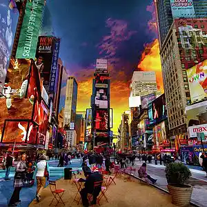 Picture for song 'Times Square' by artist 'Black Chalk'