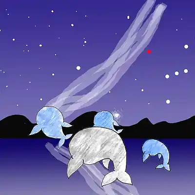 Picture for song 'A Lullaby of Flying Whales(2024 for children)' by artist 'Honeywar'