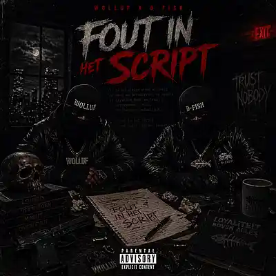 Picture for song 'Wolluf ft D-Fish - Fout in het script' by artist 'Pimmetje de Wilde (D-Fish)'
