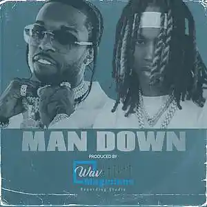Picture for song 'King Von x Pop Smoke Type Beat "Man Down"' by artist 'Wav Magicians'