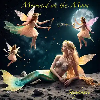 Picture for song 'Mermaid On The Moon (Stephanie)' by artist 'Bovine Productions'