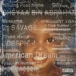 Picture for song 'American Dream / 21 Savage Type Beat' by artist 'ProdByCody'