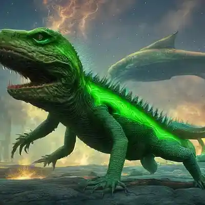 Picture for song 'The lizard brings the blizzard (feat. Gotfred)' by artist 'DJ lizard'