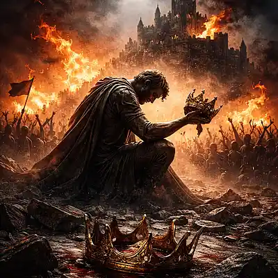 Picture for song 'Echoes of Steel and Fire' by artist 'Skyrunner in Space'