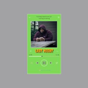 Picture for song 'Rod Wave type Beat - Last Night' by artist 'Gooshi vayb'