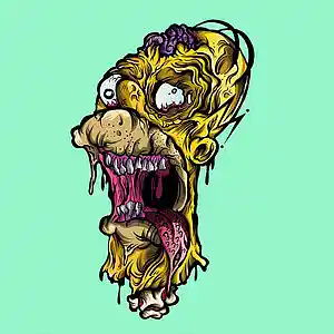 Picture for song 'Trippy Beat Psychedelic Instrumental - BrainMelt' by artist 'Purple Six Beats'