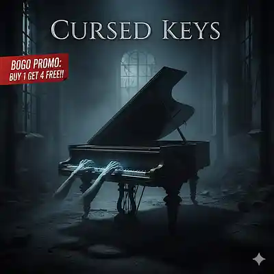 Picture for song 'CURSED KEYS Ominous Melodic Piano Instrumental' by artist 'West Wave Collective'