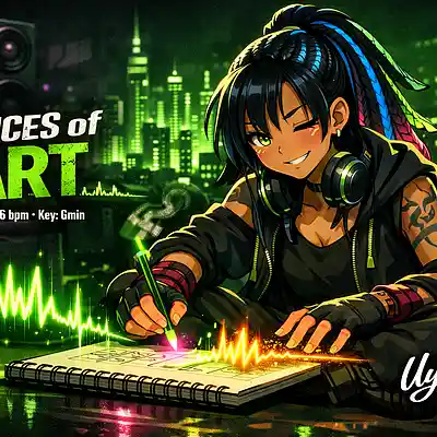 Picture for song '"Voices of Art" Old School Hip Hop Beat' by artist 'Uyinjah'