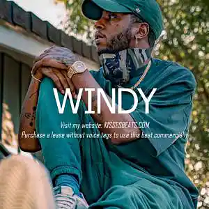 Picture for song 'WINDY (6lack x Ambient x Relax x Dark x Trap Beat)' by artist 'Kisses Beats'