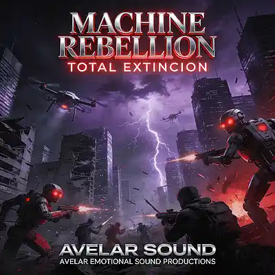 Picture for song 'MACHINE REBELLION TOTAL EXTINCION' by artist 'AVELAR EMOTIONAL SOUND PRODUCTIONS'