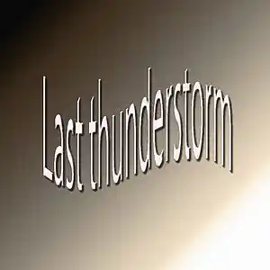 Picture for song 'Last thunderstorm' by artist 'Stereo2tape'