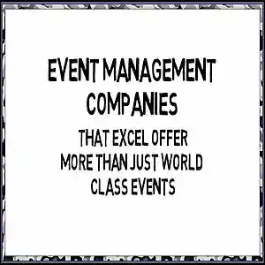 Picture for song 'Event Management Companies That Excel Offer More T' by artist 'Julie Patterson'