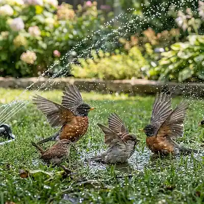 Song picture of 'Birds Under A Sprinkler'