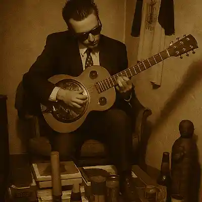 Picture for song 'Hand Me Down My Walkin' Cane Blues Part I & II' by artist 'Jazzbo Jamerson III'