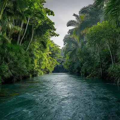 Picture for song 'Tropical River Lazy Drift' by artist 'Andrew N Project'