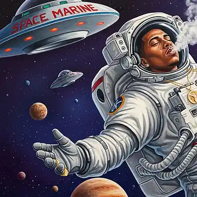 Picture for song 'Space Marine' by artist 'KALIF NUUZ 2 DIVINE ORDER'