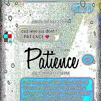 Picture for song 'Patience (Revenge)' by artist 'MOE U DID IT AGAIN'
