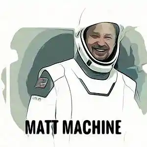 Picture for song 'Up In Space 120bpm' by artist 'Matt Machine'