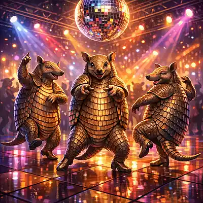 Picture for song 'The Armadillo Dance' by artist 'Pete Moss and the Weed Wackers'