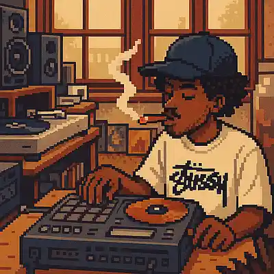 Picture for song 'J Dilla Oldschool HipHop Beat "Guiding Dynamics"' by artist 'SkullChill Beats'